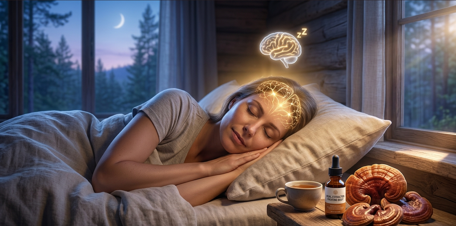 Reishi for Stress and Sleep: A Clinical Research Review