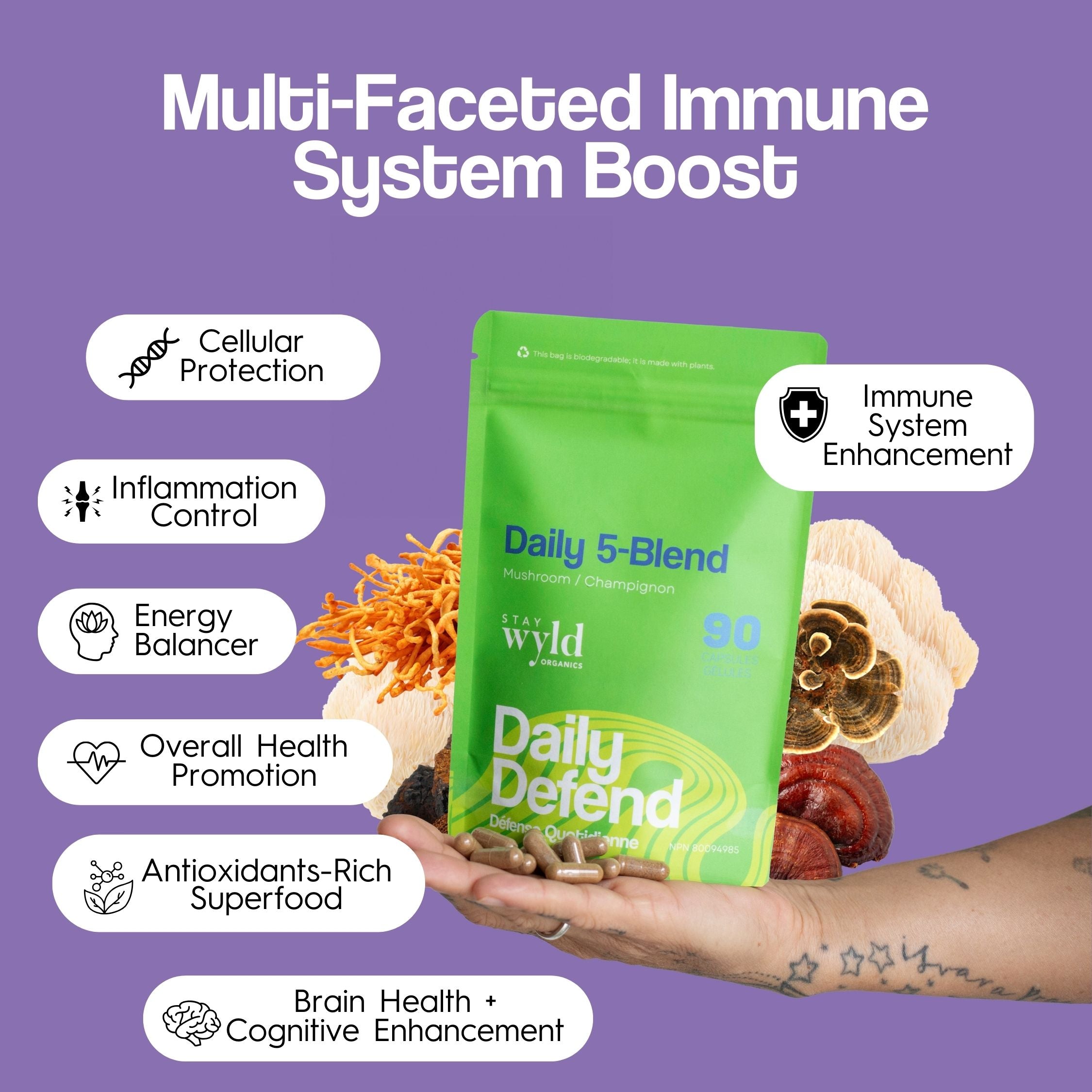 Daily Immunity 5-Blend Capsules