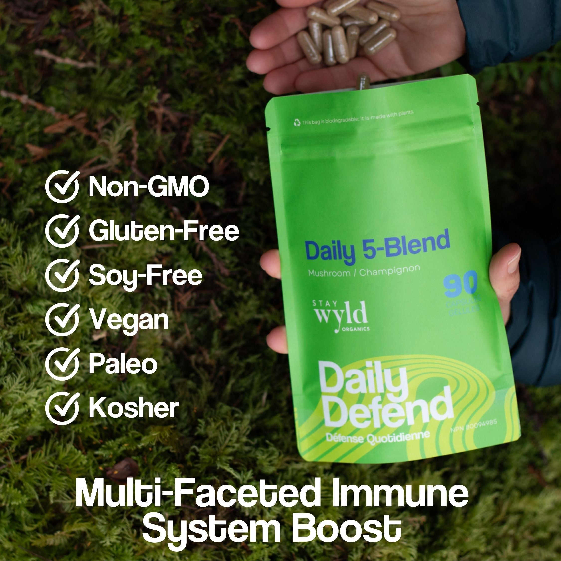 Daily Immunity 5-Blend Capsules