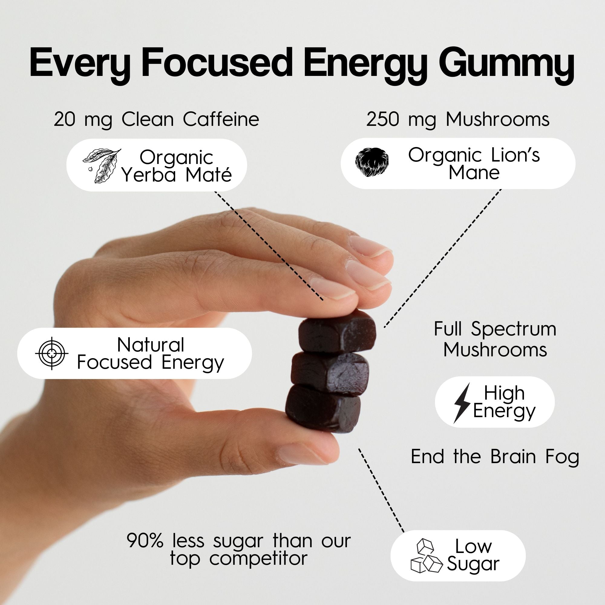 Focused Energy Gummies | 20 pack