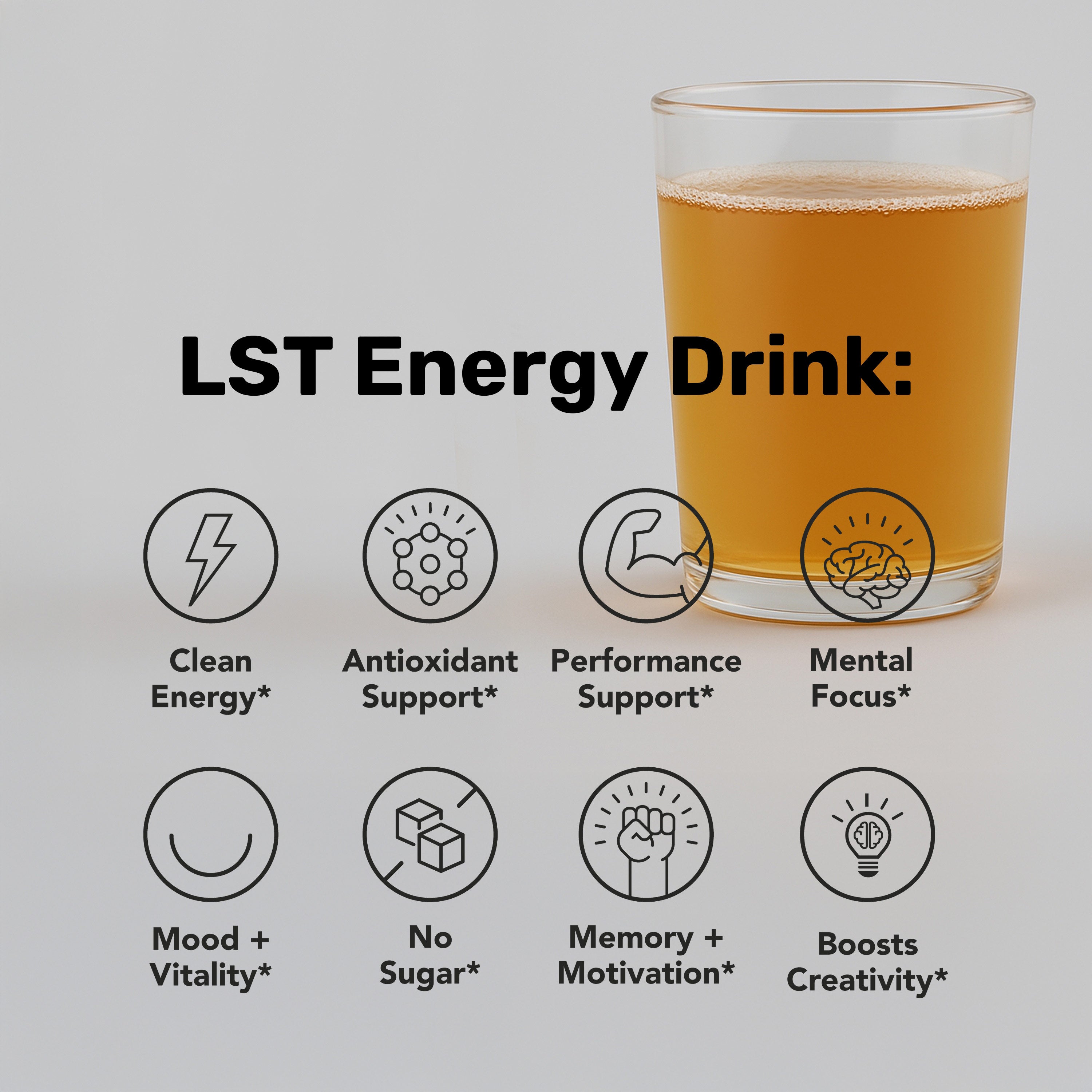 Lion’s Mane with Yerba Maté Ice Tea - LST (Liquid Shroom Tea) | Stand-up Pouch