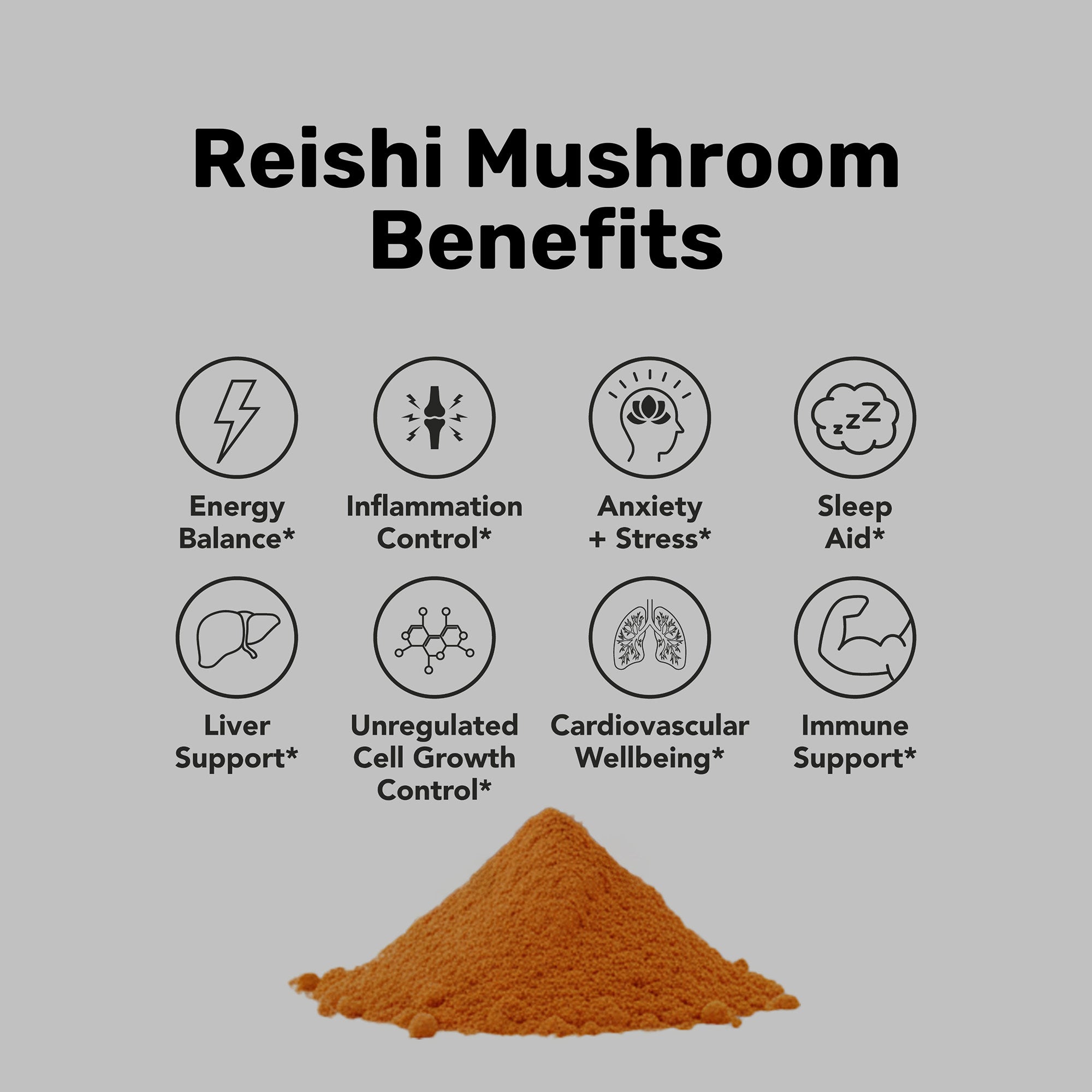 Reishi Mushroom Powder Bulk (1kg)