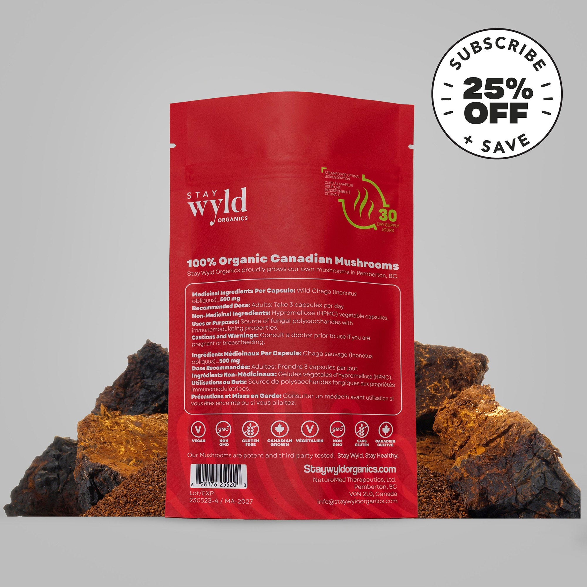 Chaga Mushroom Capsules