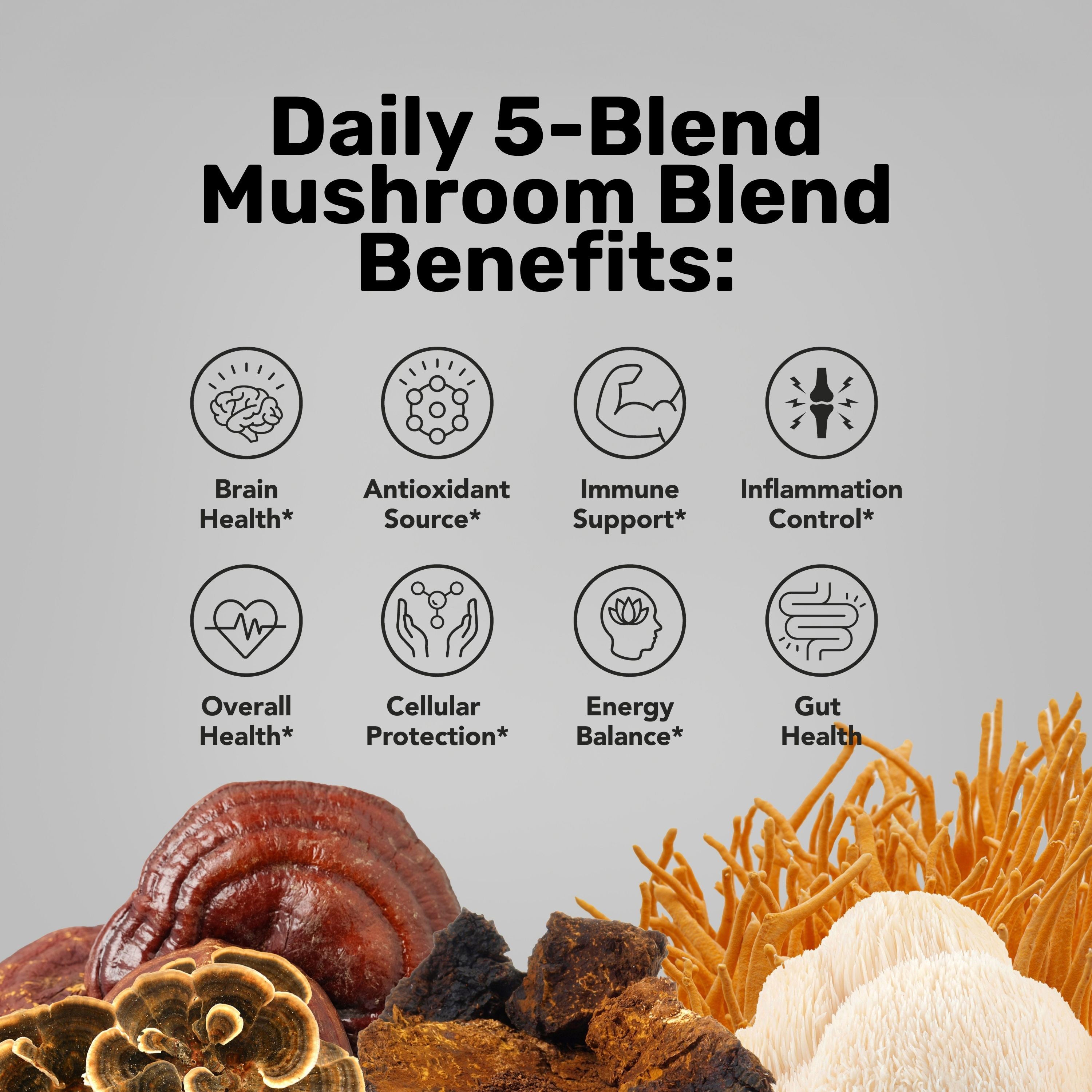 Daily Immunity 5-Blend Powder | 120g