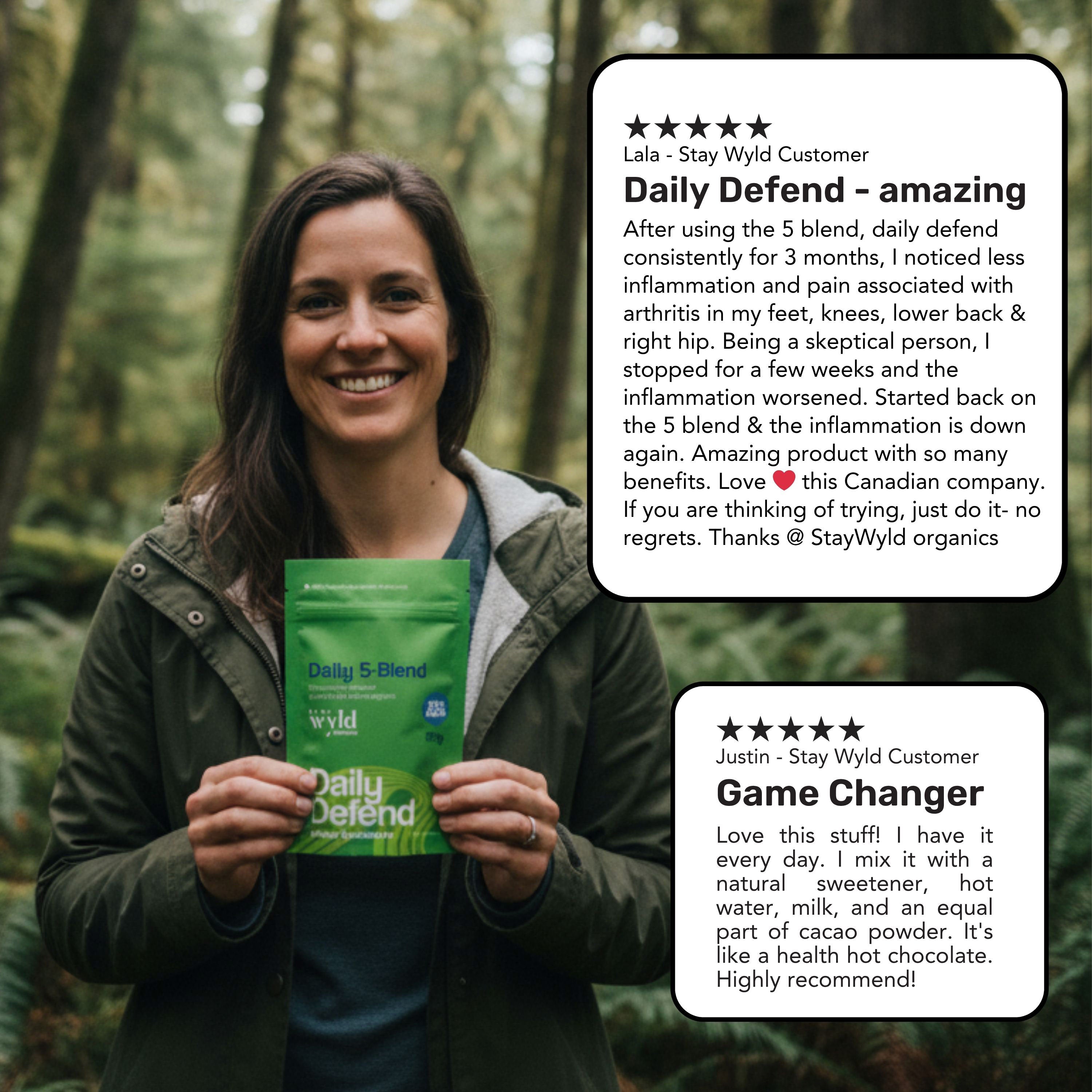 Daily Immunity 5-Blend Powder | 120g